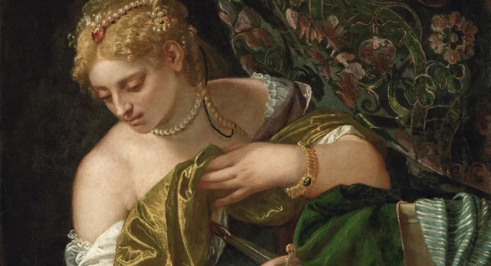 A detail of "Lucretia," circa 1580–1583, by Paolo Veronese. Public Domain